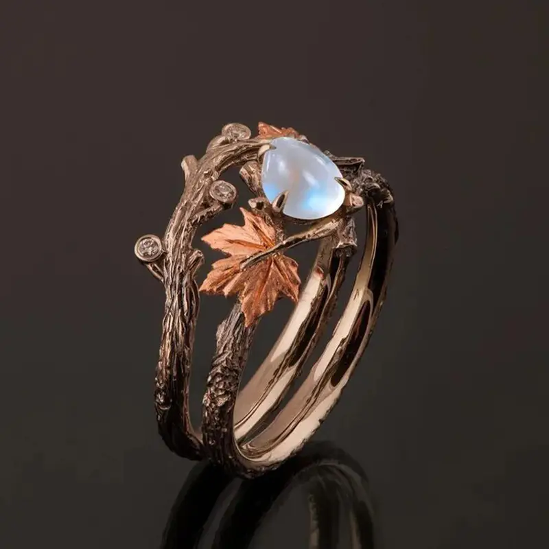 Elegante Maansteen Ring