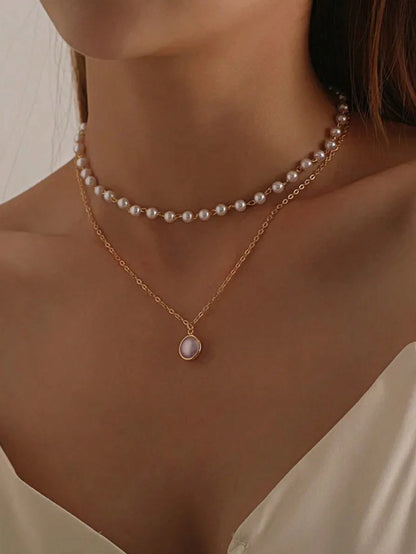 Prachtige parelketting | Goud