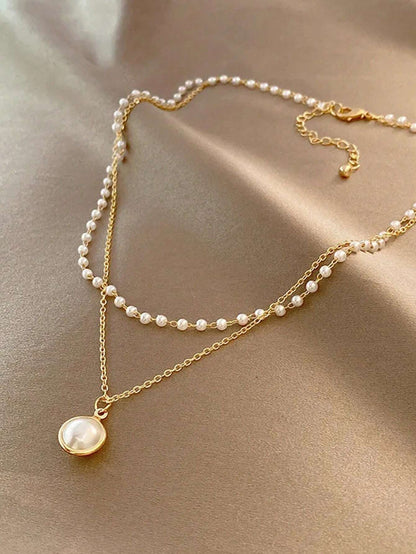Prachtige parelketting | Goud