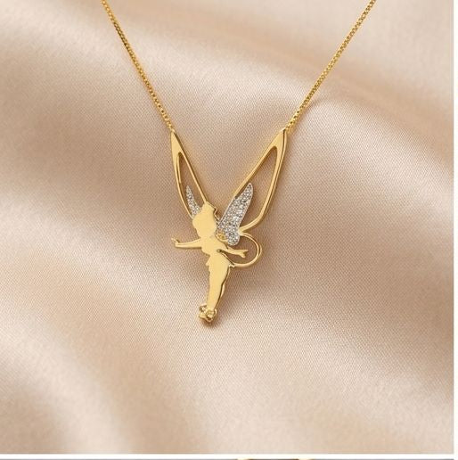 Geluksfée ketting | Goud