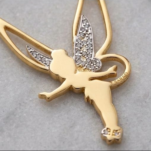 Geluksfée ketting | Goud
