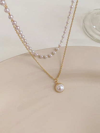 Prachtige parelketting | Goud