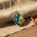 Ronde veelkleurige ketting