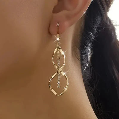 Sunbeam Spiraal Oorbellen | Goud