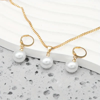 Sieradenset met parels van Golden Grace | Goud