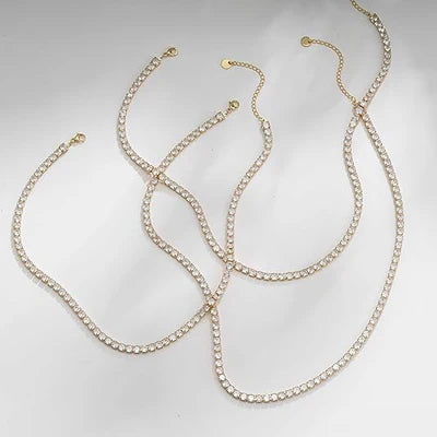 Tennis Collier | Goud