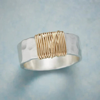 Golden Thread Vintage Zilveren Ring