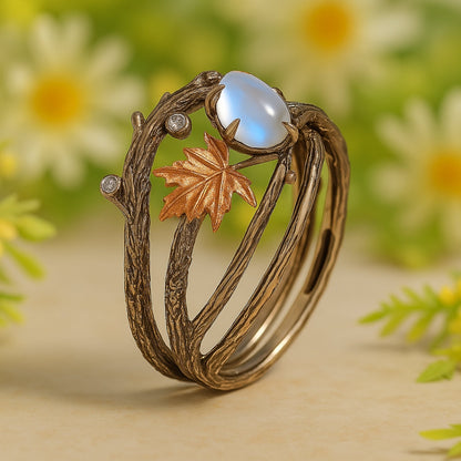 Elegante Maansteen Ring