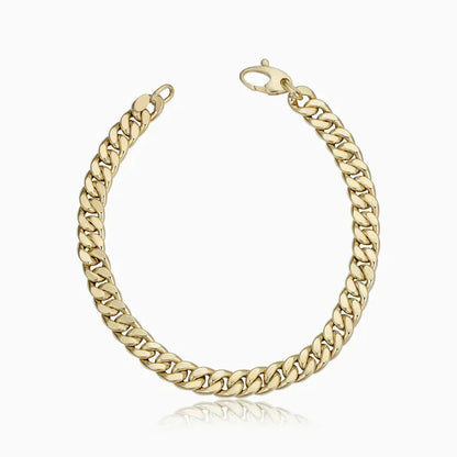 Gouden Cuban Link Armband