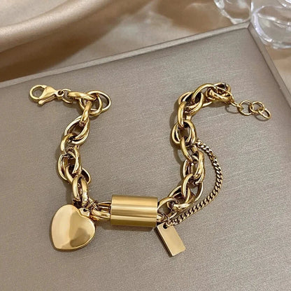 Hartjesarmband | Goud